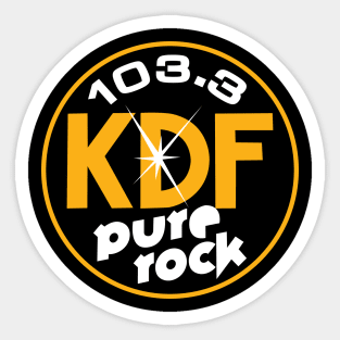 103.3 KDF Nashville | Pure Rock Sticker